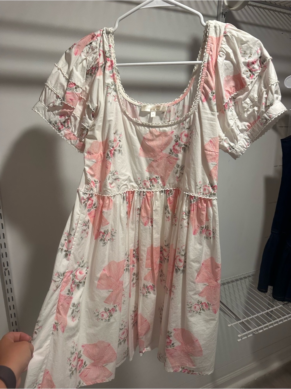 LoveShackFancy Raleigh Dress in the Rosa Beau pink floral print